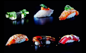 eine Auswahl der besonderen Sushi-Momente von Henssler at Home